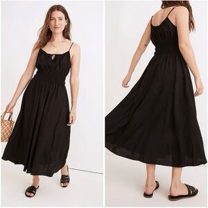 Madewell Elegant Black Maxi Dress